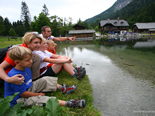 Familie Konrad mit Herrn Stonig