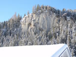 Aussicht auf den Hausberg der Familie Stonig